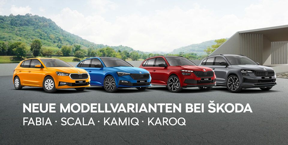 Neue Modellvarianten bei &Scaron;koda